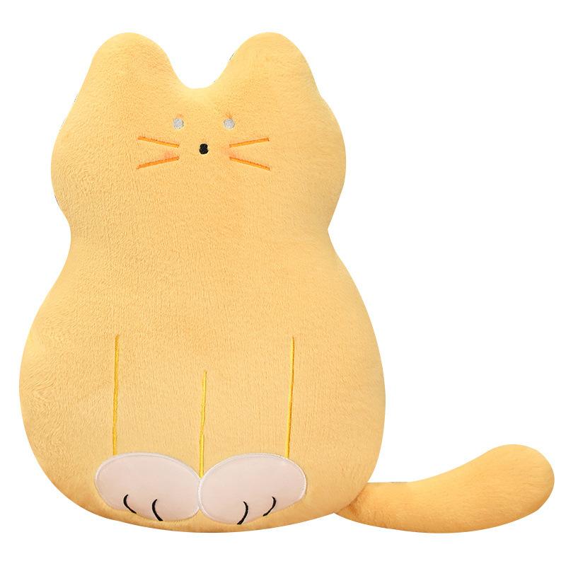 Cute Cat Throw Pillow Doll Girl Bed Sleeping Kitten Doll Soft Plush Doll Birthday Gift