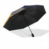 1pc Moon Cat Automatic Folding Umbrella - Compact 8-Rib Design, Durable Plastic & Iron, Lightweight for Outdoor Daily Use077
