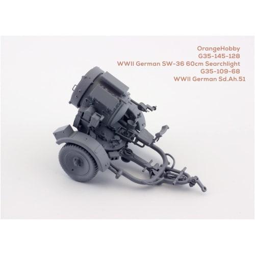 Orange Hobby 1/35 WWII German SW-36 60cm Searchlight Resin Kit G35-145