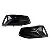 2PCS Front Bumper Fog Light Cover Grill Grille Fit A6 C8 2019-2023