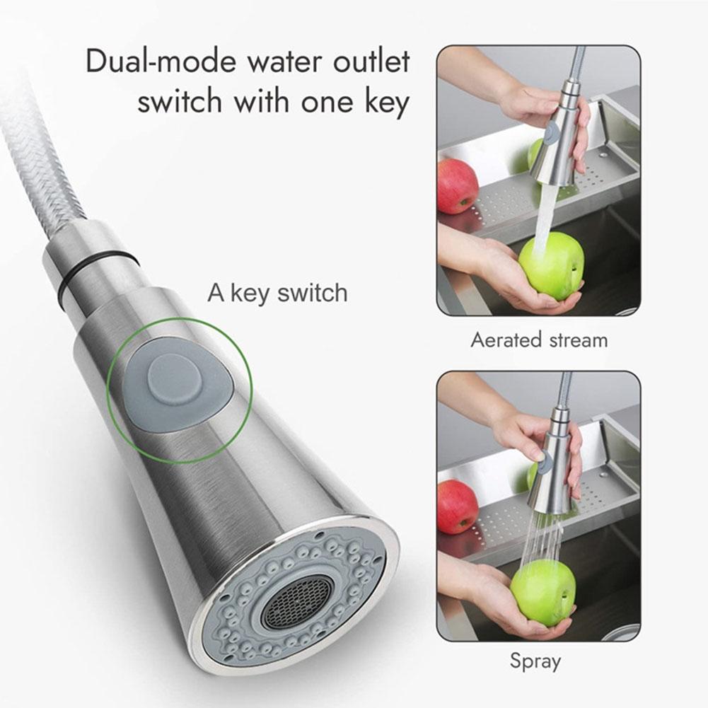 ABS Plastic Spray Head Anti-rust Kitchen Shower Two-stage