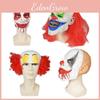 Halloween Latex Clownmask För Fester Och Evenemang Med Skräckdesign