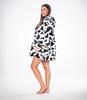 Bluza koc kocobluza 2w1 oversize xxl kaptur gruba sherpa krowie łaty