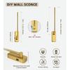Battery Operated Wall Sconces with Remote Control,LED Rechargeable Picture Lights for Wall Wireless Led Lights for Bedroom with Magnetic Wall Light