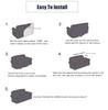 1/2/3/4/5 Seater Jacquard Sofa Slipcover Non-slip Sofa Cover with Skirt Elastic Couch Cover for Bedroom Office Living Room Decor