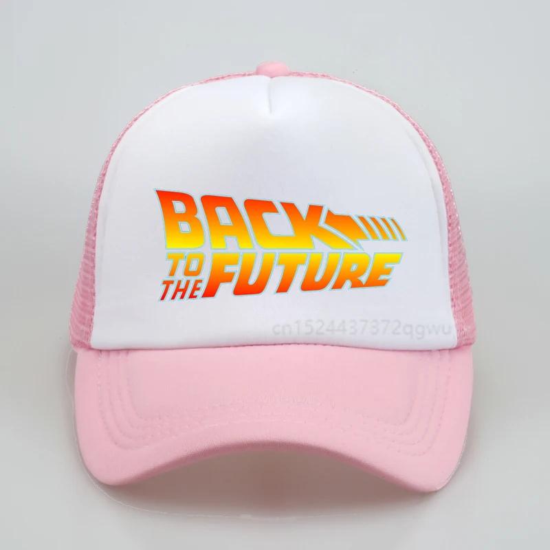 Back To The Future baseball cap Summer Cool Mesh Breathable trucker caps Unisex adjustable snapback hats bone