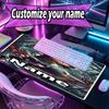 Custom Name Personalized Final Fantasy Pattern Mousepad, Laptop PC Desk Mat, Decorative Desk Mat for Home Keyboard Pad Gift