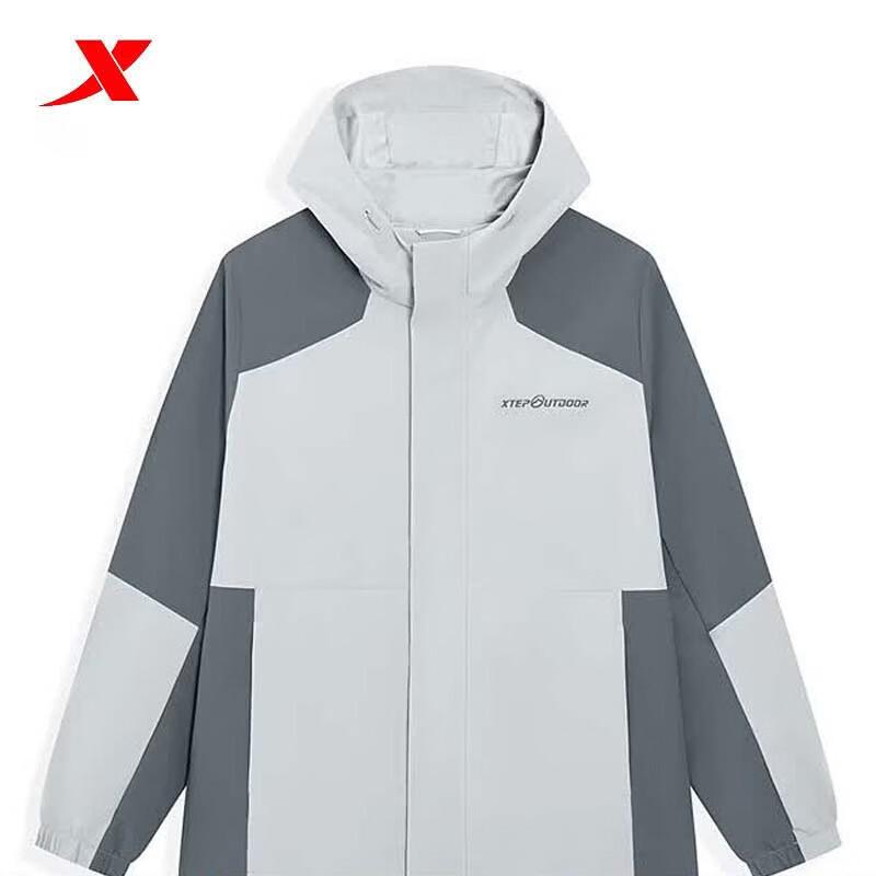 XTEP Men s Windproof Hooded Jacket S