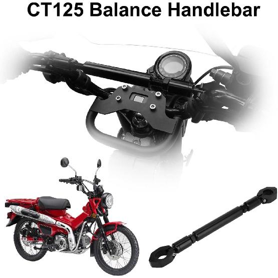 Motorcycle Balance Handlebar Cross Bar Universal 22mm 7/8'' Aluminum Handle Bracket Length Adjustable for Hunter Cub Trail 125/CT125