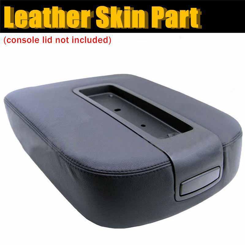Fabric Center Console Lid Armrest Cover Protector Black Fits 07-13 Toyota Tundra