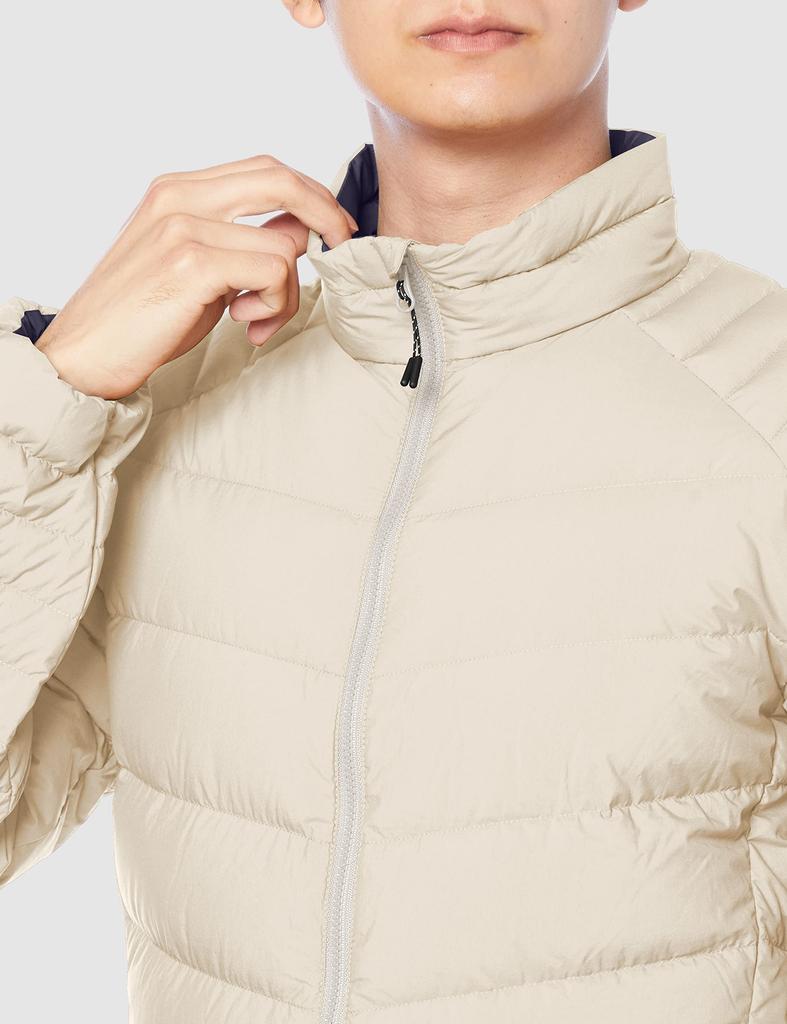 Mizuno Breath Thermo Lightweight Down Outdoor Go To by Birch Size for Trekking and Mountaineering Jacket, B2ME1502, Men's White, L,