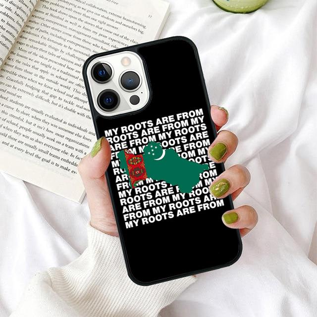 Turkmenistan Flag Phone Case for iPhone 17 Air 16 PRO MAX 15 14 PLUS 11 12 13 Back Cover Fundas Shell