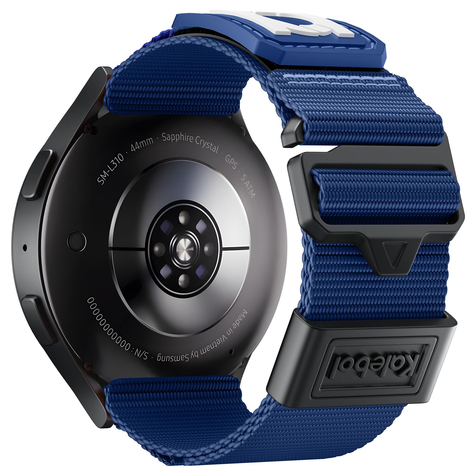 

KALEBOL For Samsung Galaxy Watch3 45mm Wrist Strap 22mm Braided Sport Nylon Watch Band E