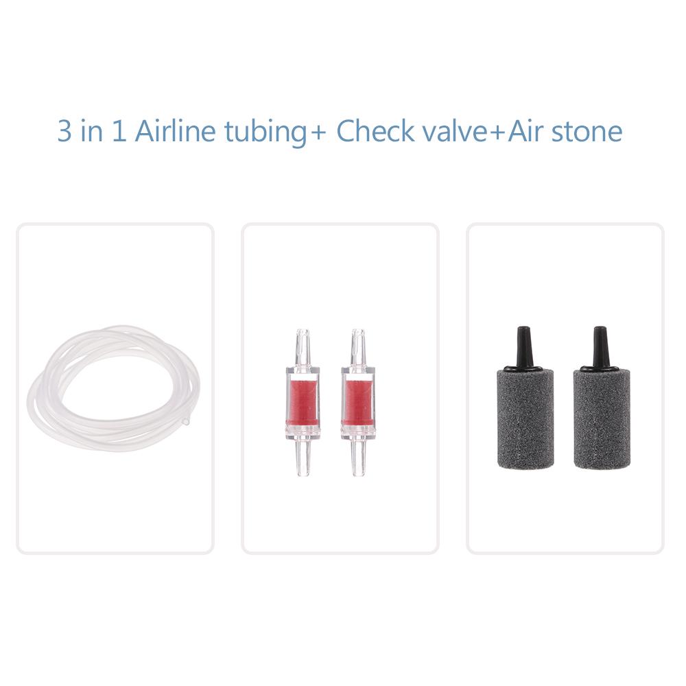 Aquarium   Pump Accessories Set with  line Tubing   Stones Check Valves Suction Cups Connectors