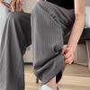 Women's 2026 High-Waisted Loose Ice Silk Wide-Leg Pants - Spring/Summer Casual Drape Style