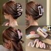 Candy Color Claw Clip - Extra Hold Hair Clamp For Thick Hair,Summer Cute Crinkle Clip For Girls, Sweet Hair Accessories