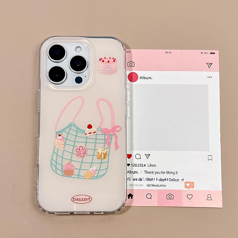 IMD Phone Case for iPhone 11 13 16 Pro Max Case iPhone 13 14 15 Pro Max 12 13 Pro Max 13 Pro 14 Pro Cartoon Cute Flower Animal Shock Wear-resistant