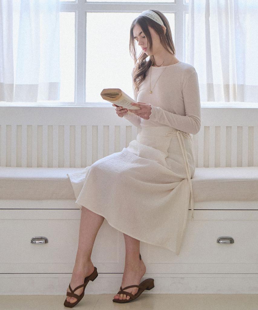 SLOWLOLLI Soft Wave Slim Tee_4 Colors