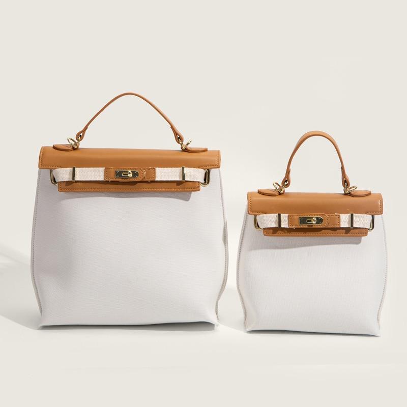 Нова жіноча сумка трендовий полотняний рюкзак універсальний колір matching сумка-тоут повсякденний рюкзак великої місткості для поїздок