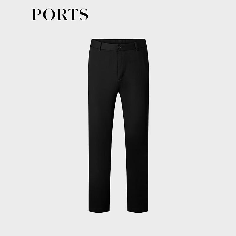PORTS Men s Slim Straight Business Casual Pants 40 чёрный