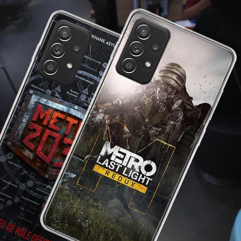 Metro 2033 Phone Case for Samsung A54 A57 A37 A17 A14 A15 A12 A24 A34 A55 A35 A25 A52S A07 A05S A04S A22 A32 A72 Galaxy Note 20