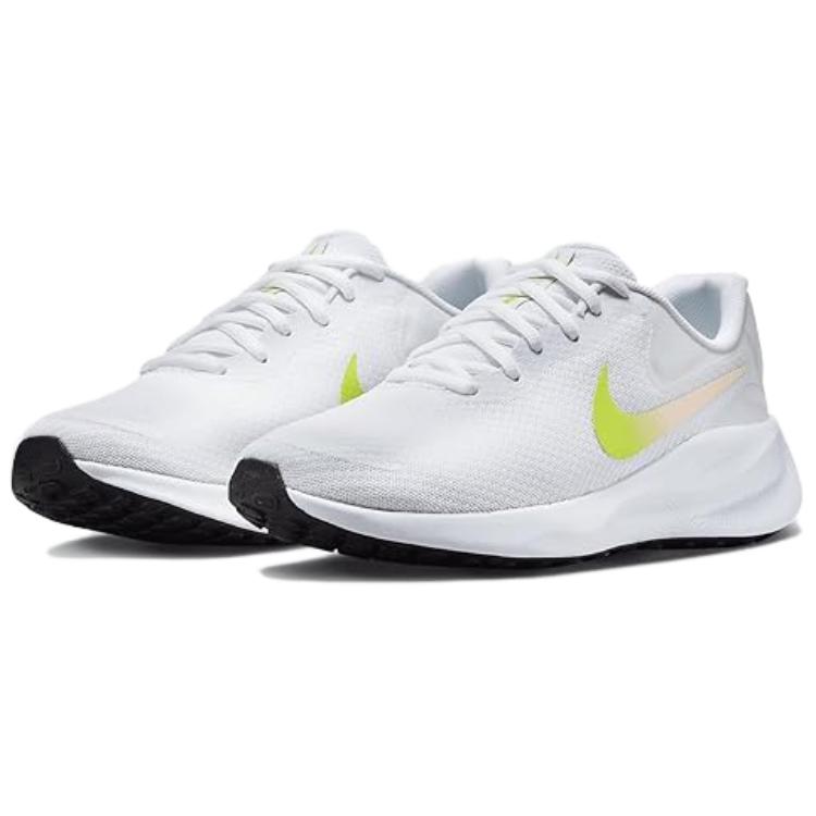 Nike  Revolution 7 White Cyber Women Sneakers Crimson-Tint Dark-Raisin FB2208-103