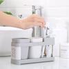 Bathroom Toothbrush Racks Free Punching Brush Set Tooth Cup Holder Teeth Vertical Cup Holder