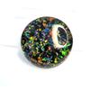 Fabulous Natural Australian Black Fire Opal 10-12 Ct Round Cut Loose Gemstone