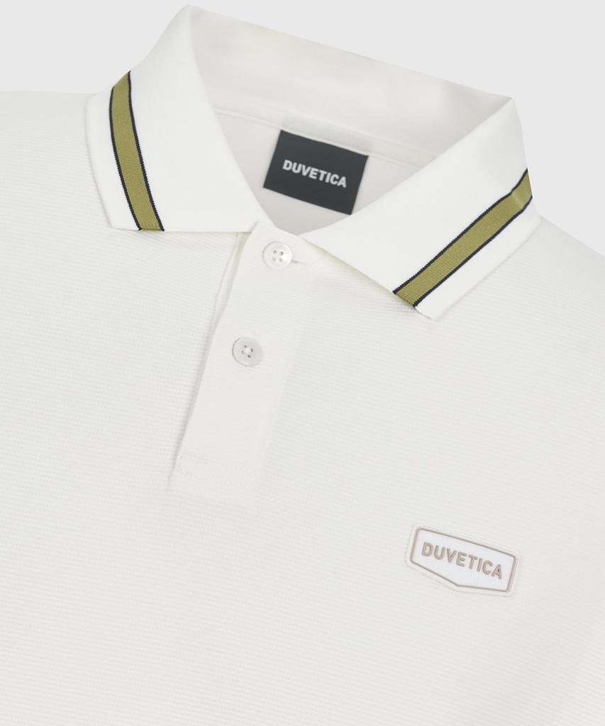 DUVETICA Norcia (Light Ivory) (Men'S Short-Sleeve Polo Shirt)