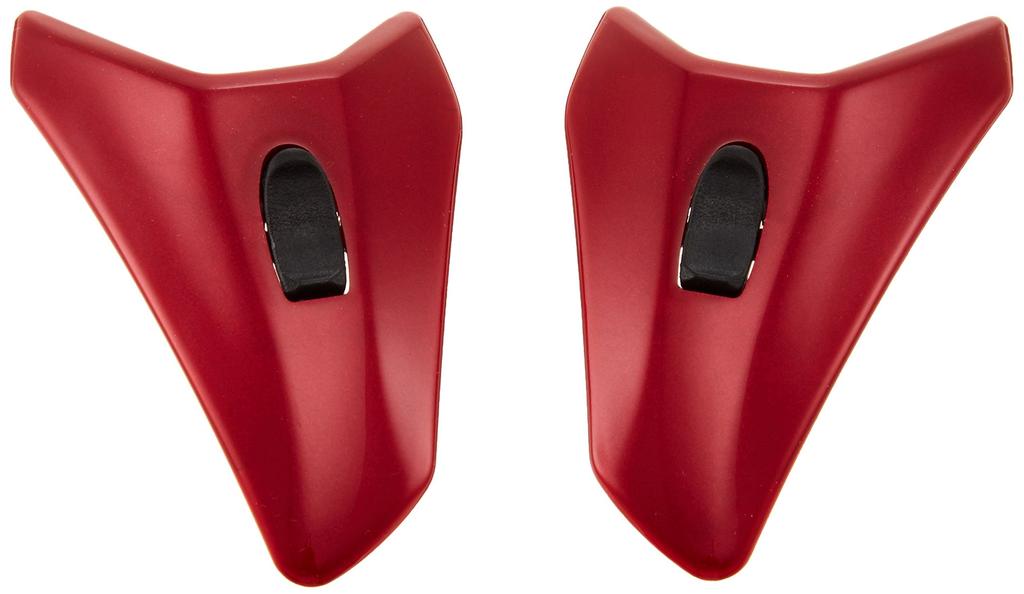 Arai Helmet Parts TDF 3 Duct and Right Live Red Part 104986 (Left Set) (Old Number 4986)