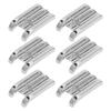 6pcs Presser Feet Stainless Steel Arc Rolled Hem Presser Foot for Household Sewing Machines