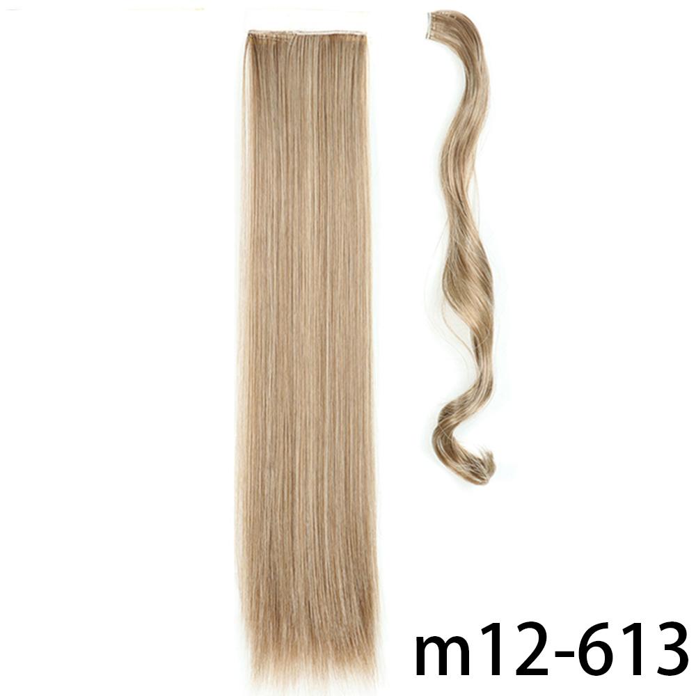 MISS WIG Women Synthetic Long Straight Ponytail Extensions Heat Resistant Hair 22 and 34 Inch Wrap Around Pony Hairpiece for Women