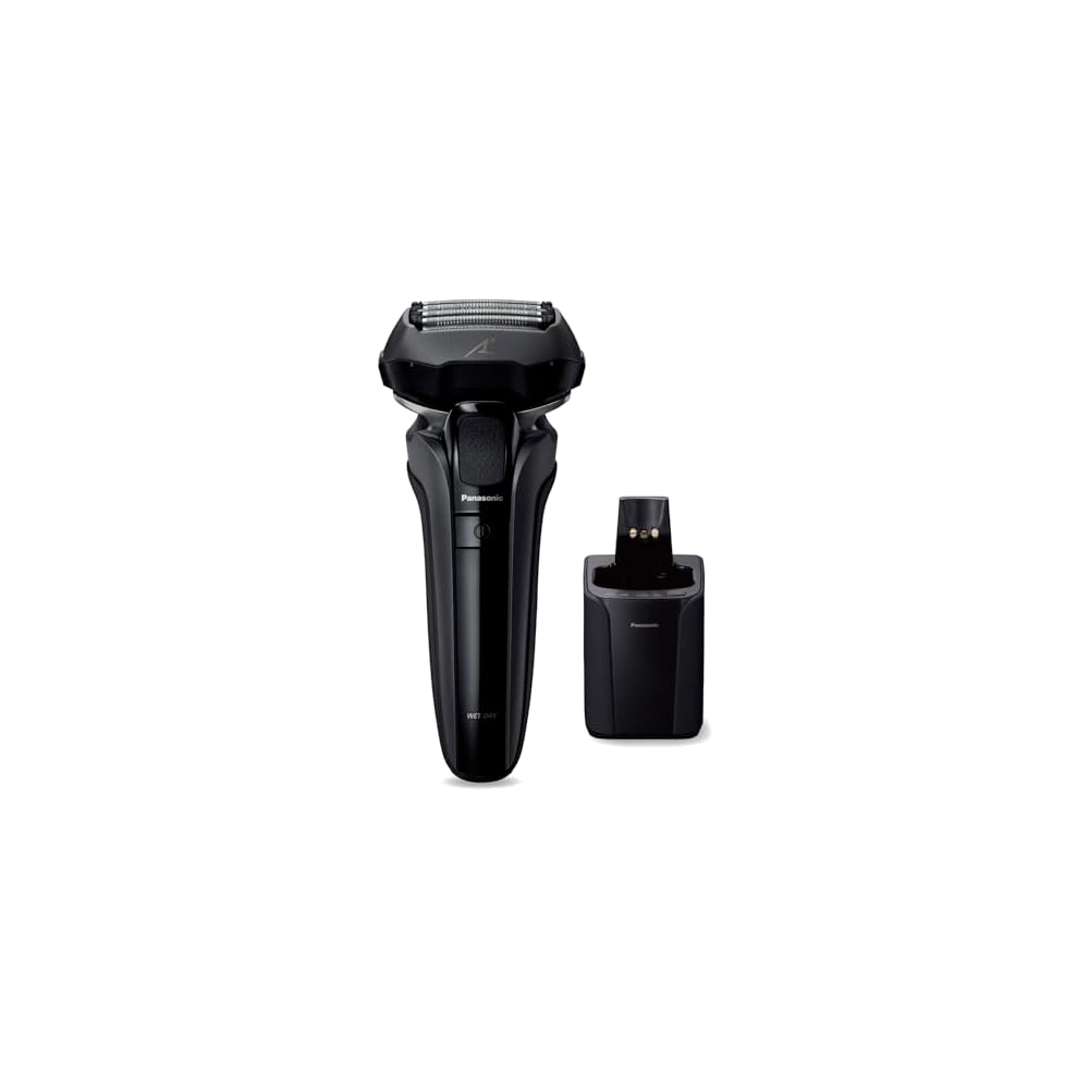 Panasonic Lambda Dash Pro Electric Shaver 5-Blade Automatic Cleaning Charger Waterproof Black ES-NLV7X-K