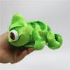Cute Chameleon Plush Sit on Shoulders Stuffed Toy Creative Lizard Doll Clothing Accessories for Kid Birthday Gift