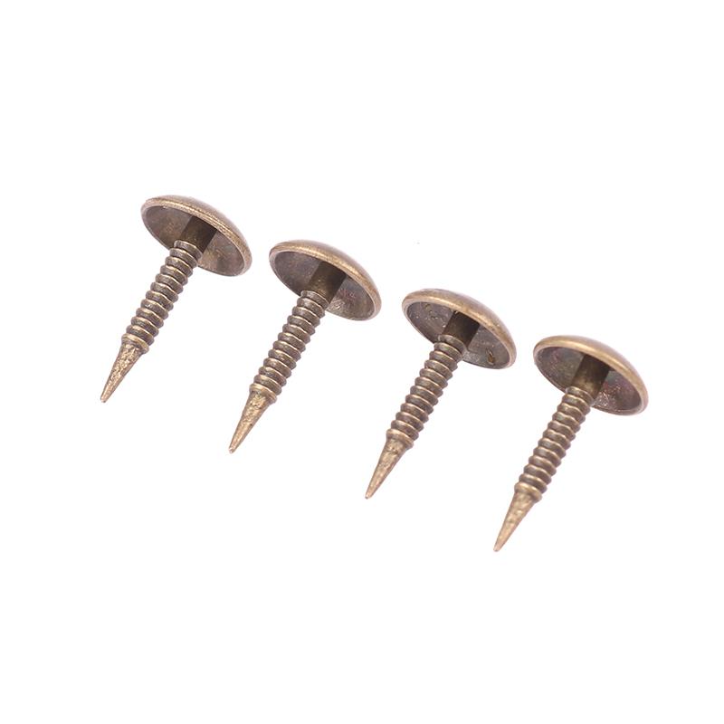 100Pcs Antique Bronze Upholstery Nails Jewelry Wood Box Sofa Tack Stud Pushpin Doornail Furniture Home Decor 8Mm*15Mm Hardware