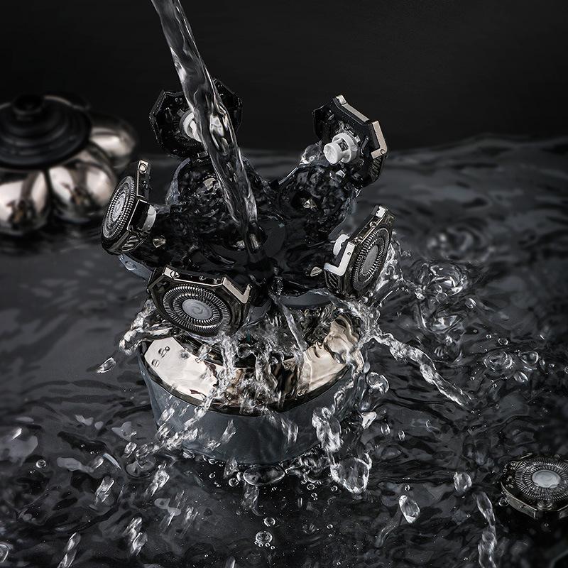 Multifunctional Rechargeable Electric Shaver for Men - Digital Display, Bald Head, Full Body & Beard Washable Razor