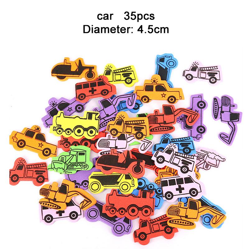 Sponge Sticker EVA Foam Children Handmade DIY Decorative Stickers Self-Adhesive Cartoon Style Soft Birthday Gifts Rewards TMZ