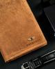 Men's leather wallet with zipper pocket - Peterson