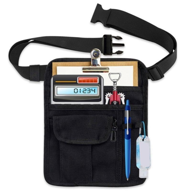 Waist Pouch Large Restaurant Waitress Accessories Bag with Adjustable Belt Utility Money Bag Working Serving Apron