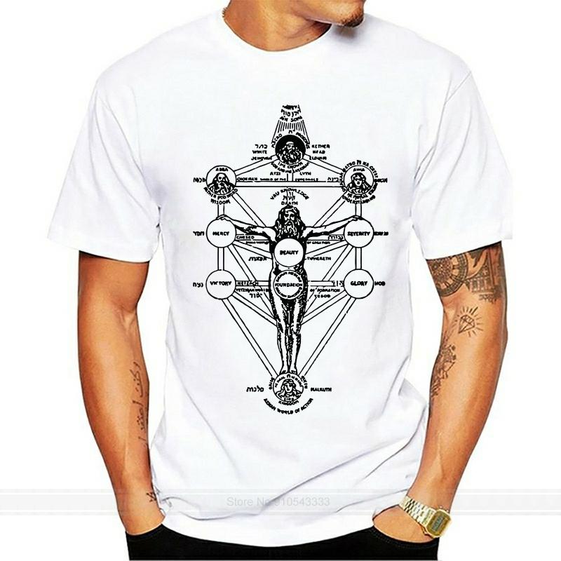 

shubuzhi Hot Sale cotton SPIRITUALITY SYMBOL RELIGION OCCULT GOTHIC DIAGRAM GOD JEHOVAH MENS TSHIRT TEE Tee shirt S