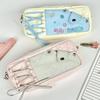 Ins Cute Pen Bag Large-Capacity Multi-Layer Student Pencil Box Stationery Pouch Organizer School Stationery Supplies Pencil Case