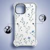 Etui Iphone 13 Ibizu Dropguard Ultra Z Magsafe, Pastel Bloom, Niebieski Sen