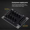 12V Fan Splitter HUB Computer Cooling Fan Expansion Card Add Cooling Solution for Cooling Efficiency