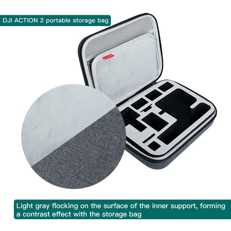 Storage Handbag Travel Carrying for Case Pouch Hard EVA for  Shock-proof Bag for  Action 2 Sports Camera Accessorie