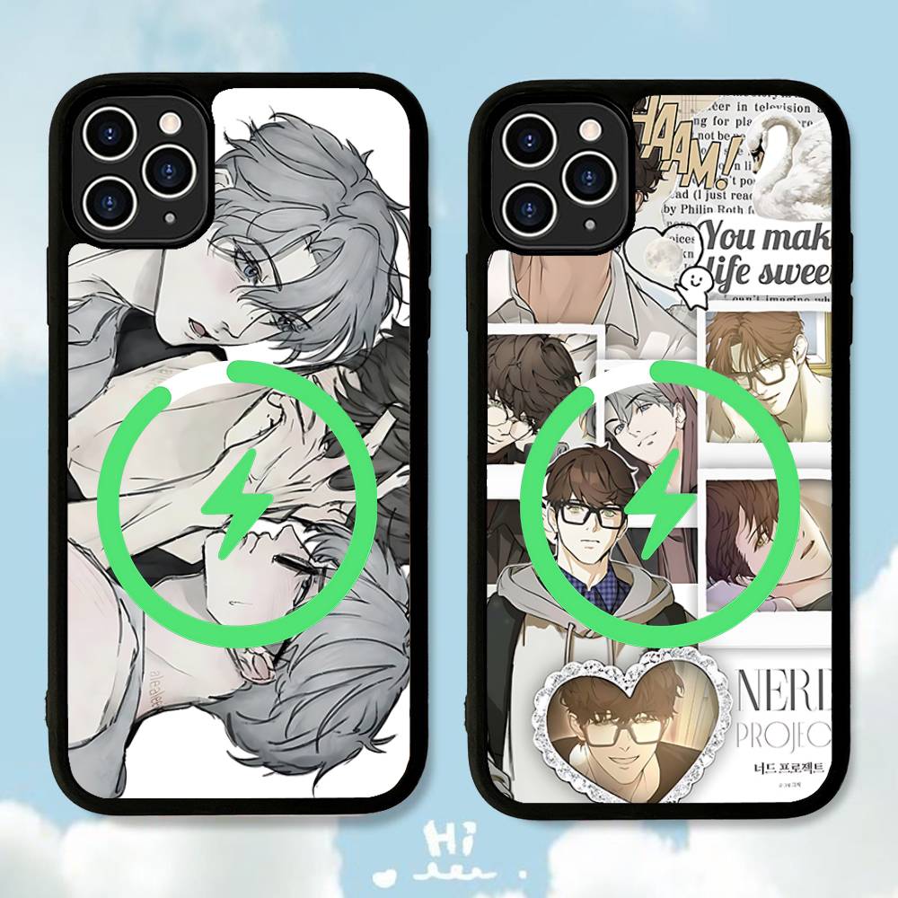 Nerd Project Bl Anime Phone Case For IPhone 17 16 Pro Max 15 14 Plus 11 13 12 Shockproof Magnetic For Magsafe Cover