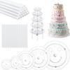 Round Cake Pan Stand DIY Craft Baking Tools Multi-Layer Support Spacer Stand Dessert Frame Kitchen Pastry Decorative Spacer