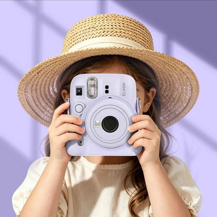 Rieibi Instax Mini 13/Mini 12 Camera Case - Lilac Purple