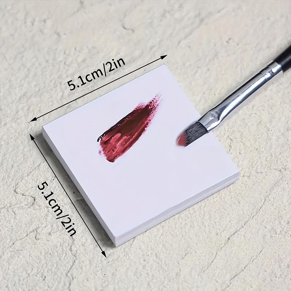 Палитра Гель-лаков Бумажная Одноразовая Бумага для Арт-Дизайна Гель-лаков Смешивания Рисования Дисплей DIY Маникюрные Инструменты