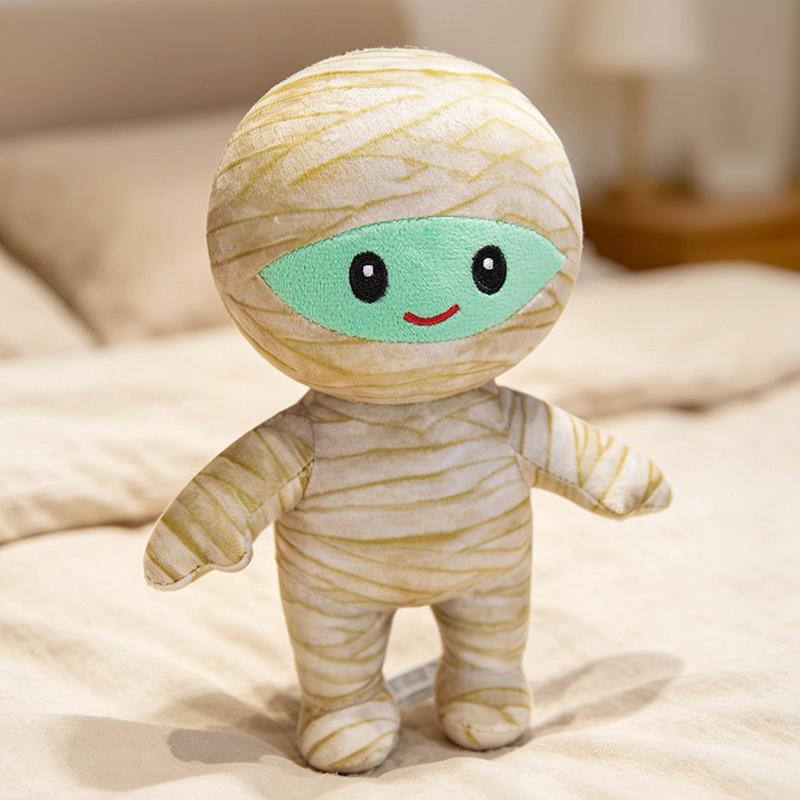 1Pc 25Cm Kawaii Halloween Mummy Skeleton Vampire Plush Dolls Stuffed Soft Toy For Halloween Party Decor Funny Gift