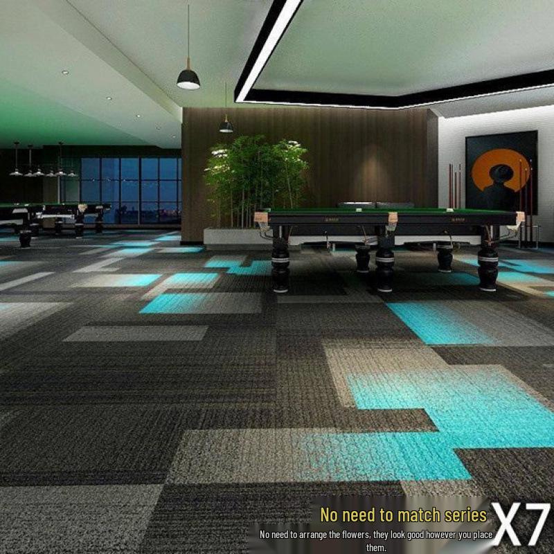 Luxury Printed Carpet for Hotel Billiard, Game, and Recreation Rooms – Wall-to-Wall Hallway and Private Room Flooring